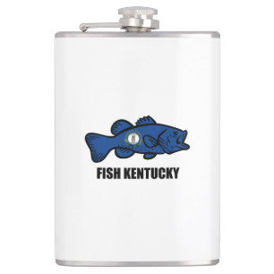 Fish Kentucky Hip Flask