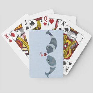 Fish Kissing Playing Cards