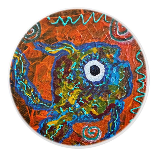 Fish knob pull (Front)