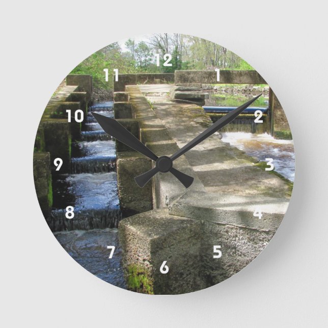 Fish Ladder ~ clock (Front)
