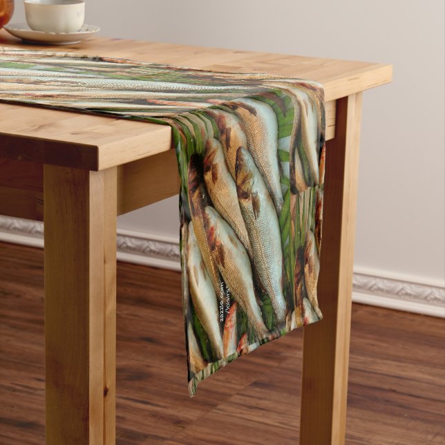 Fish Long Table Runner (In Situ)