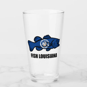 Fish Louisiana Glass