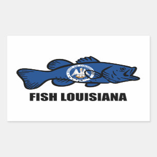 Fish Louisiana Sticker