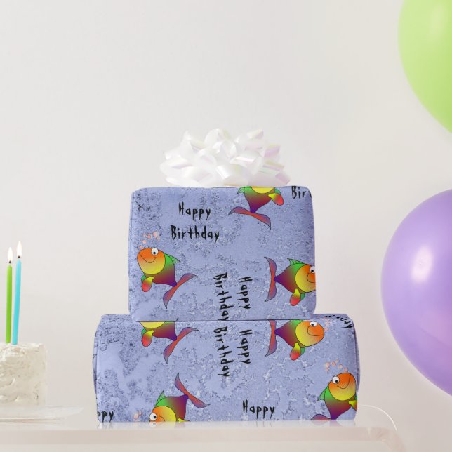 Fish lover  wrapping paper (Party Gifts)