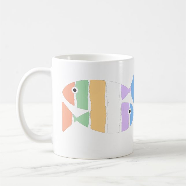 Fish Lovers and Fishers Gift Coffee Mug (Left)