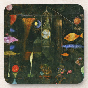 Fish Magic by Paul Klee Coaster