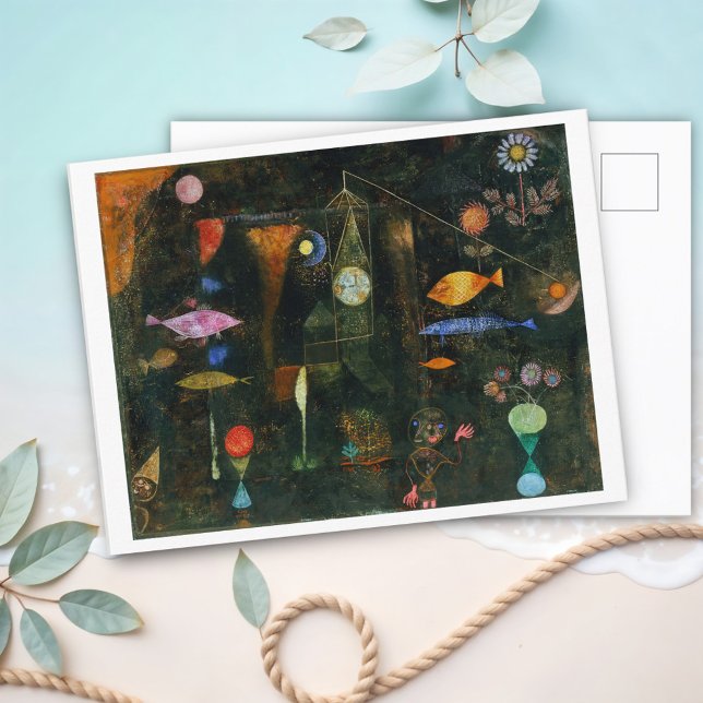 Fish Magic, Paul Klee 1925 Postcard (Creator Uploaded)