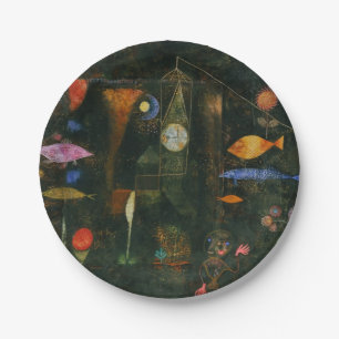 Fish Magic - Paul Klee Paper Plate