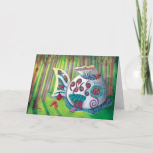 Fish Magical Mansion in the Forest Card