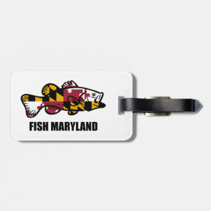 Fish Maryland Luggage Tag