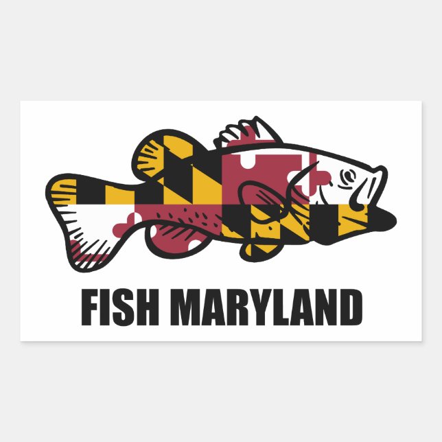 Fish Maryland Sticker (Front)
