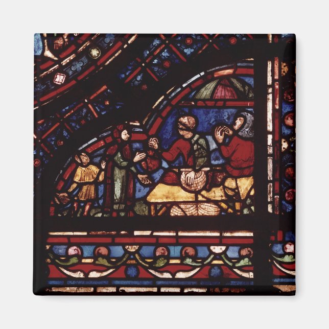 Fish merchants, detail from a window magnet (Front)