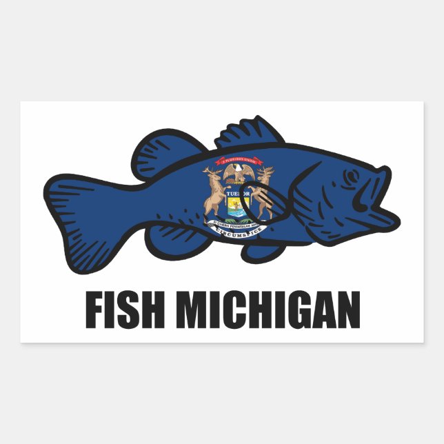 Fish Michigan Sticker (Front)
