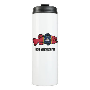 Fish Mississippi Thermal Tumbler