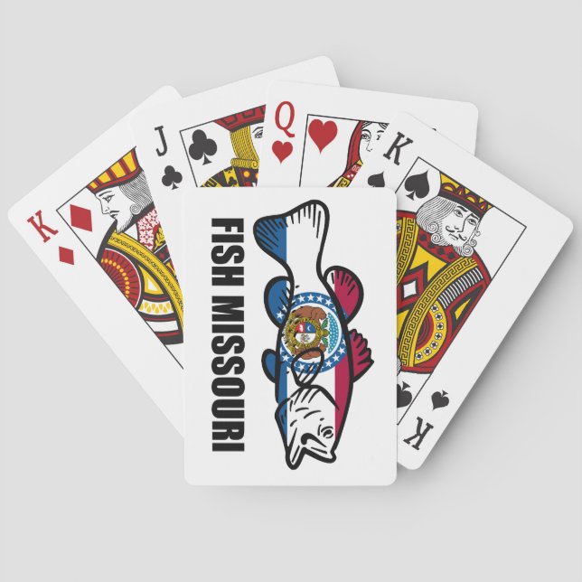 Fish Missouri Playing Cards (Back)
