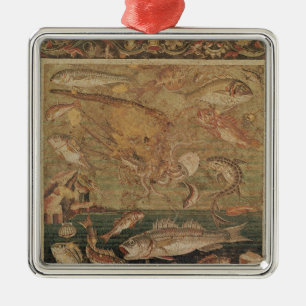Fish, Molluscs and Crustacea Metal Ornament