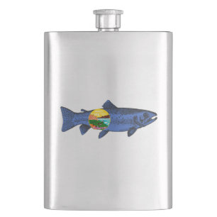 Fish Montana Hip Flask