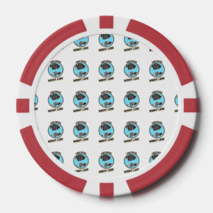 Fish More Worry Less Poker Chips
