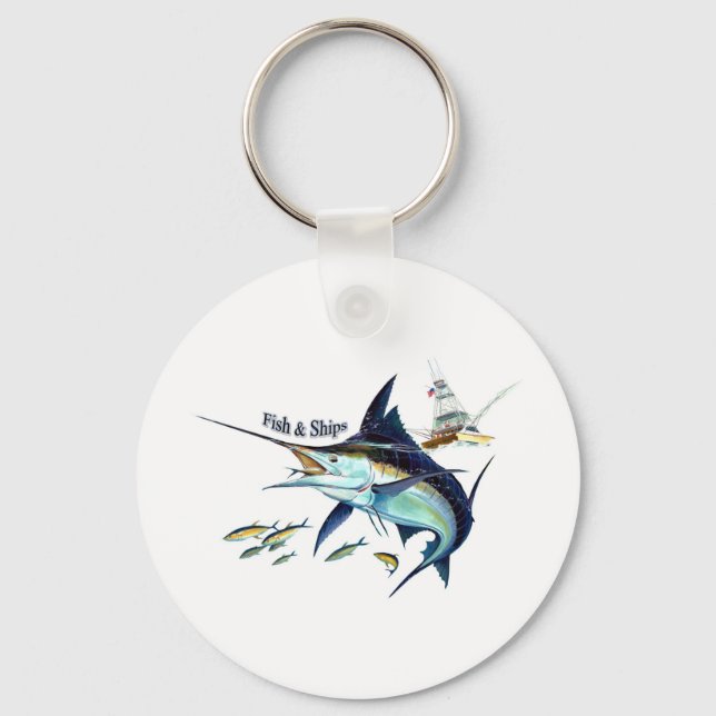 fish n ships keychain (Front)