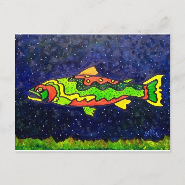 Fish of Colour Postcard (Front)