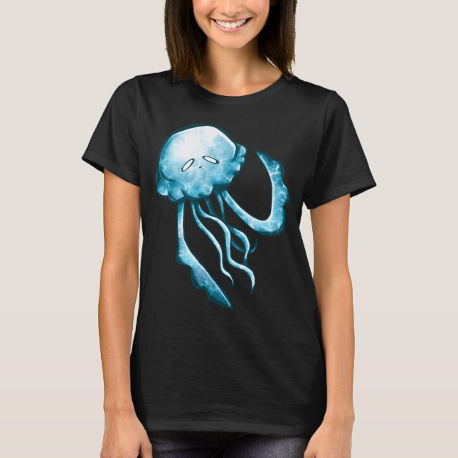 Fish On Fishing Hook T-Shirt (Front)