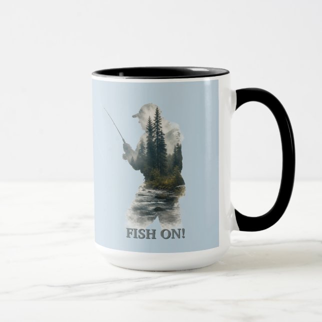 "Fish On!" Mug (Right)