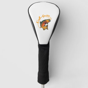 Fish On Rainbow Trout Fishing Golf Head Cover