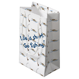 Fish On the Hook Small Gift Bag