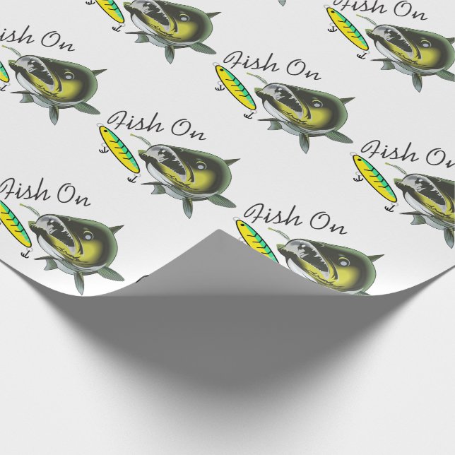 Fish On Wrapping Paper (Corner)
