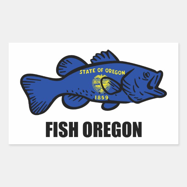Fish Oregon Sticker (Front)