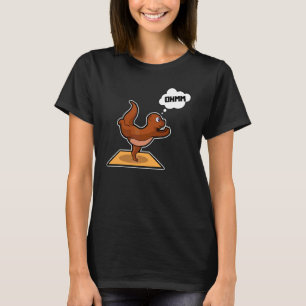 Fish Otter Yoga Poses Sport Gymnastics Ohm Heartbe T-Shirt