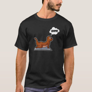 Fish Otter Yoga Poses Sport Gymnastics Ohm Heartbe T-Shirt