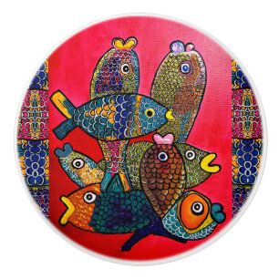Fish out Ceramic Knob