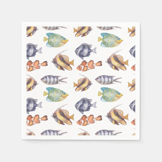 Fish Paper Napkin (Front)