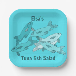 Fish  paper plate