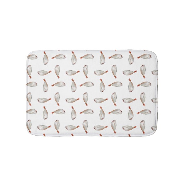 Fish pattern bath mat (Front)
