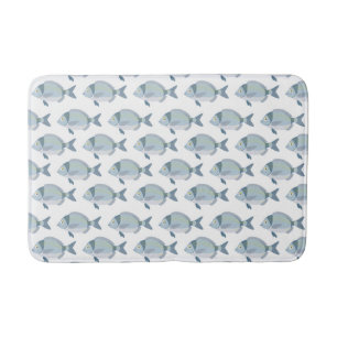 Fish Pattern bath mats