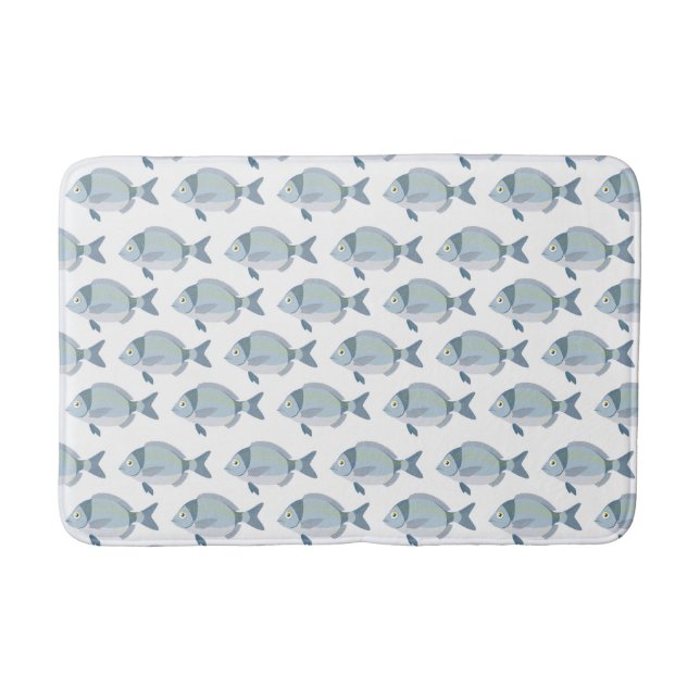 Fish Pattern bath mats (Front)