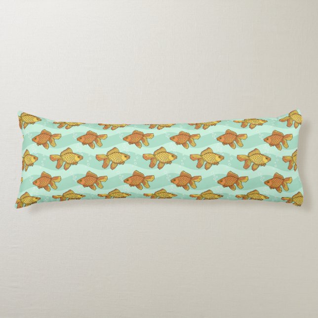 Fish-pattern Body Pillow (Front)