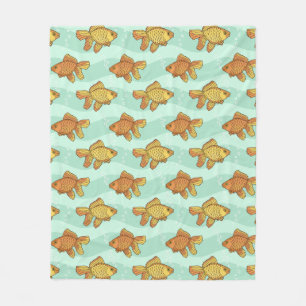 Fish-pattern Fleece Blanket