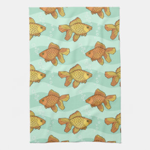 Fish-pattern Kitchen Towel
