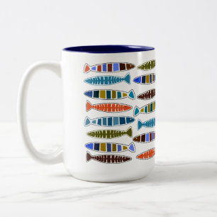 Fish Pattern mugs