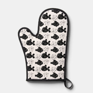 Fish Pattern Oven Mitt