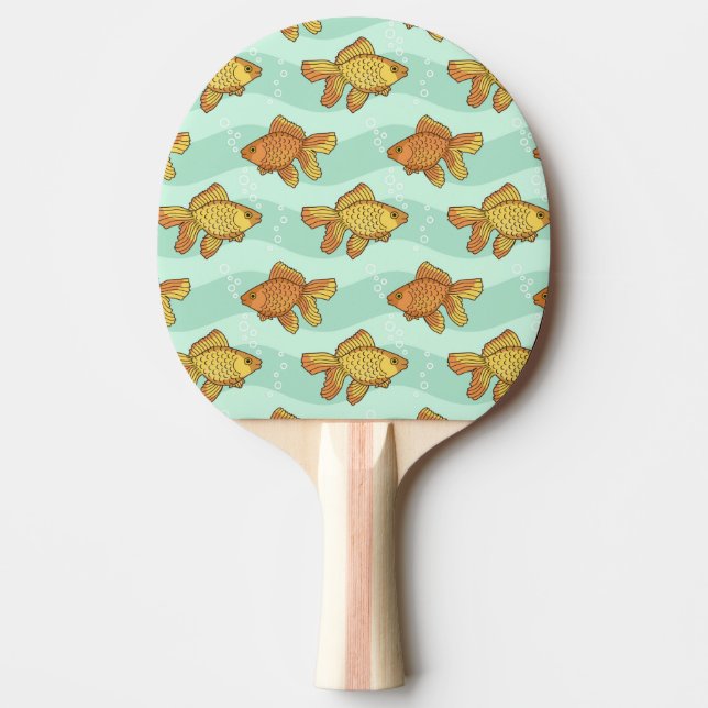 Fish-pattern Ping Pong Paddle (Front)