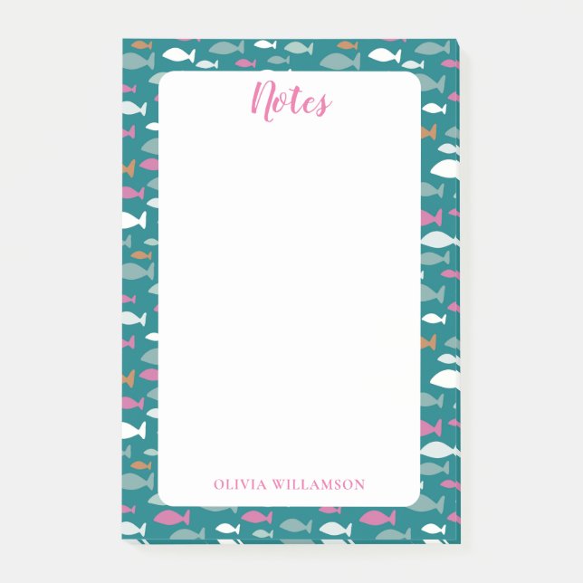 Fish pattern to Do Notes (Front)