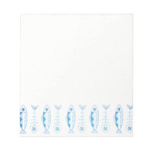 Fish pattern - various colours Notepad
