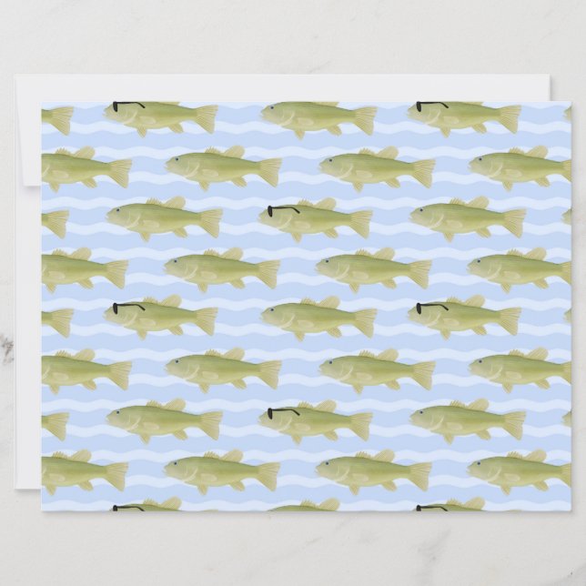 fish patterned paper (Front)