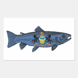 Fish Pennsylvania Trout Sticker