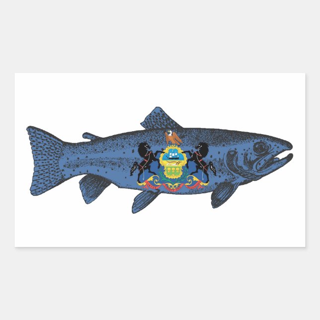 Fish Pennsylvania Trout Sticker (Front)