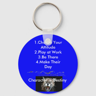 Fish Philosophy - Customized Keychain